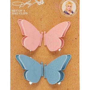 Dolly Butterfly Bag Clips Set of 4
